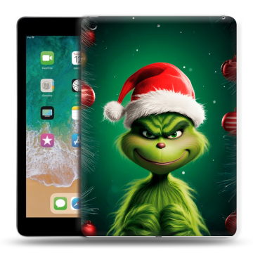 Силиконовый чехол на Ipad (2018) с принтом Гринч Новый год Рождество
