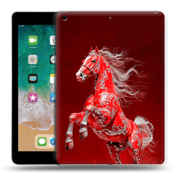 Силиконовый чехол на Ipad (2018) с принтом Новый год