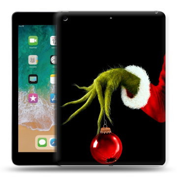 Силиконовый чехол на Ipad (2018) с принтом Новый год Гринч