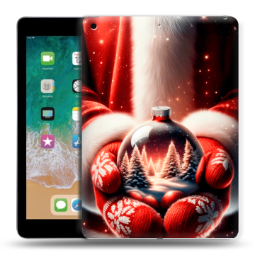 Силиконовый чехол на Ipad (2018) с принтом Новый год
