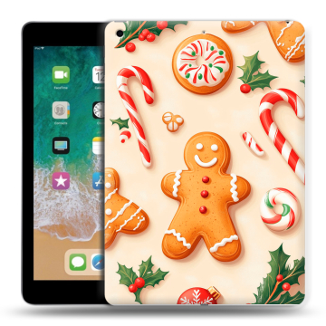 Силиконовый чехол на Ipad (2018) с принтом Новый год