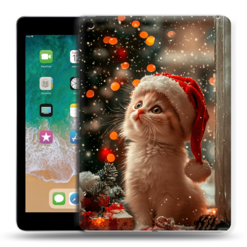 Силиконовый чехол на Ipad (2018) с принтом Новый год