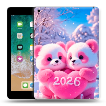 Силиконовый чехол на Ipad (2018) с принтом Новый год