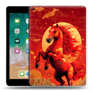 Силиконовый чехол на Ipad (2018) с принтом Новый год