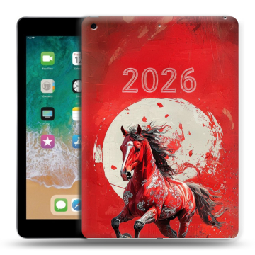 Силиконовый чехол на Ipad (2018) с принтом Новый год