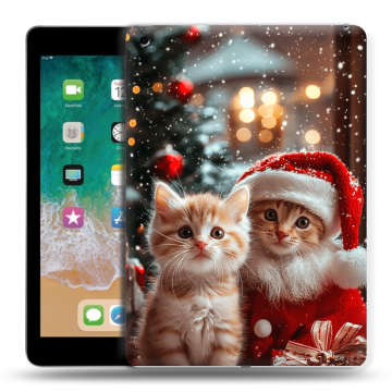 Силиконовый чехол на Ipad (2018) с принтом Новый год