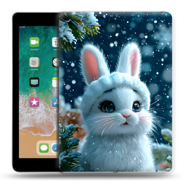 Силиконовый чехол на Ipad (2018) с принтом Новый год