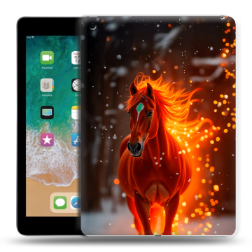 Силиконовый чехол на Ipad (2018) с принтом Новый год Силиконовый чехол на Ipad (2018) с принтом Новый год