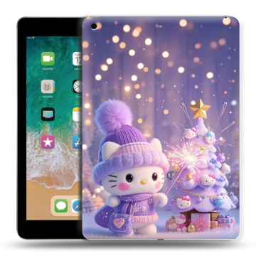 Силиконовый чехол на Ipad (2018) с принтом Новый год Силиконовый чехол на Ipad (2018) с принтом Новый год