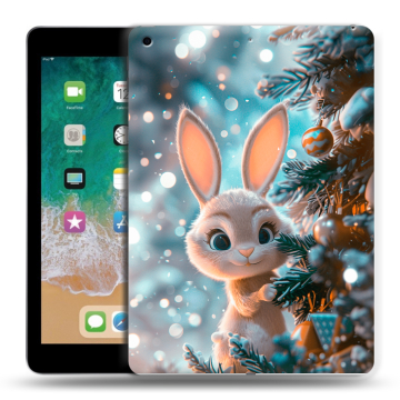 Силиконовый чехол на Ipad (2018) с принтом Новый год Силиконовый чехол на Ipad (2018) с принтом Новый год