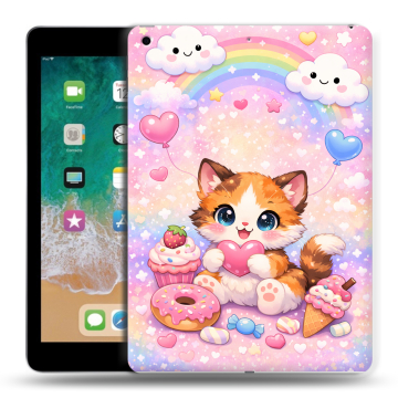 Силиконовый чехол на Ipad (2018) с принтом для девочек