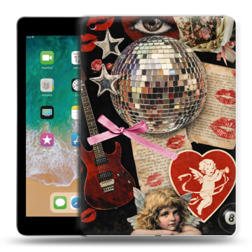 Силиконовый чехол на Ipad (2018) с принтом для девочек