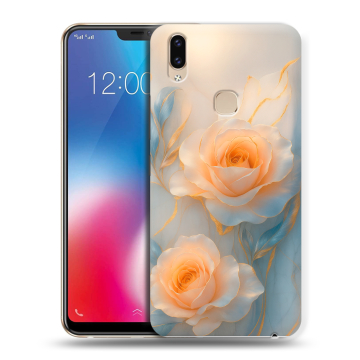 Силиконовый чехол на Vivo V9 с принтом Женский Силиконовый чехол на Vivo V9 с принтом Женский