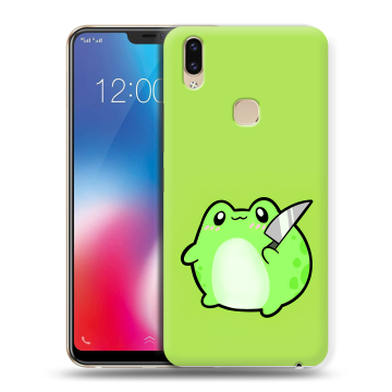 Силиконовый чехол на Vivo V9 с принтом Лягушенок