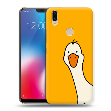 Силиконовый чехол на Vivo V9 с принтом Утка Силиконовый чехол на Vivo V9 с принтом Утка