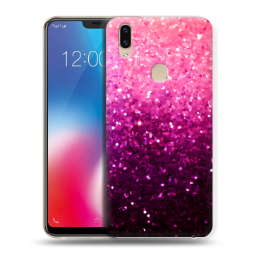 Силиконовый чехол на Vivo V9 с принтом Блестки Силиконовый чехол на Vivo V9 с принтом Блестки
