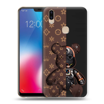 Силиконовый чехол на Vivo V9 с принтом Луи робот Силиконовый чехол на Vivo V9 с принтом Луи робот