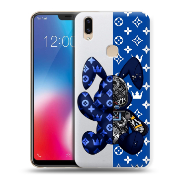 Силиконовый чехол на Vivo V9 с принтом Луи робот