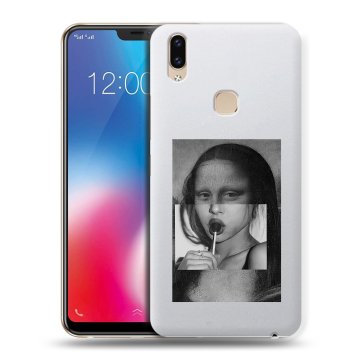 Силиконовый чехол на Vivo V9 с принтом Мона Лиза