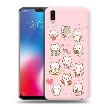 Силиконовый чехол на Vivo V9 с принтом Hello Kitty Хелоу Кити