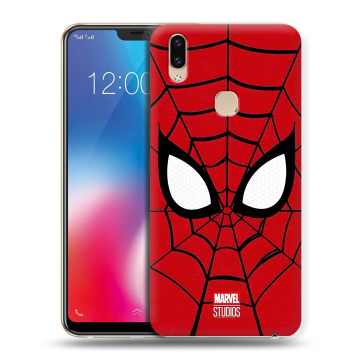 Силиконовый чехол на Vivo V9 с принтом человек паук spiderman Силиконовый чехол на Vivo V9 с принтом человек паук spiderman