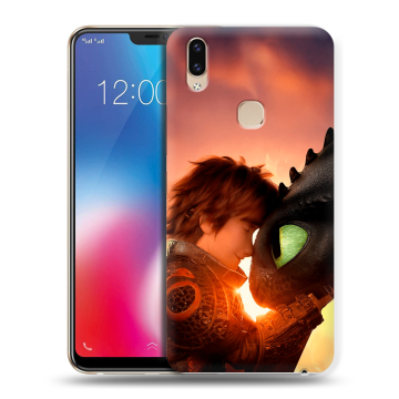 Силиконовый чехол на Vivo V9 с принтом Как приручить дракона Силиконовый чехол на Vivo V9 с принтом Как приручить дракона