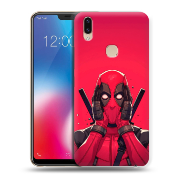 Силиконовый чехол на Vivo V9 с принтом Дедпул Deadpool Силиконовый чехол на Vivo V9 с принтом Дедпул Deadpool