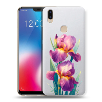 Силиконовый чехол на Vivo V9 с принтом Цветы орхидеи