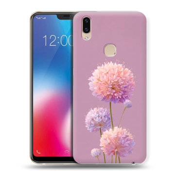 Силиконовый чехол на Vivo V9 с принтом Цветы