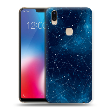 Силиконовый чехол на Vivo V9 с принтом Космос звезды