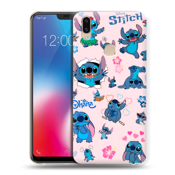 Силиконовый чехол на Vivo V9 с принтом Лило и Стич