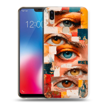Силиконовый чехол на Vivo V9 с принтом Модный принт