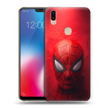 Силиконовый чехол на Vivo V9 с принтом Spiderman Человек паук