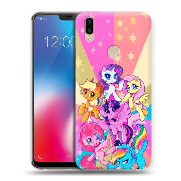 Силиконовый чехол на Vivo V9 с принтом My little pony Дружба чудо