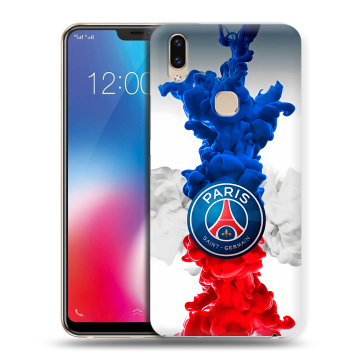 Силиконовый чехол на Vivo V9 с принтом PSG ПСЖ