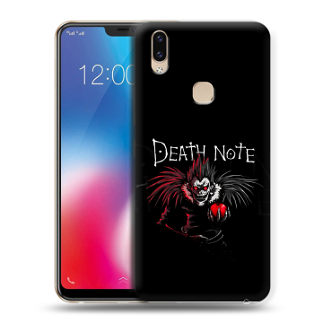 Силиконовый чехол на Vivo V9 с принтом Death note Тетрадь смерти Силиконовый чехол на Vivo V9 с принтом Death note Тетрадь смерти