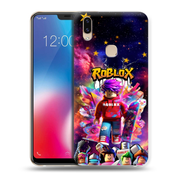 Силиконовый чехол на Vivo V9 с принтом Roblox Роблокс Силиконовый чехол на Vivo V9 с принтом Roblox Роблокс