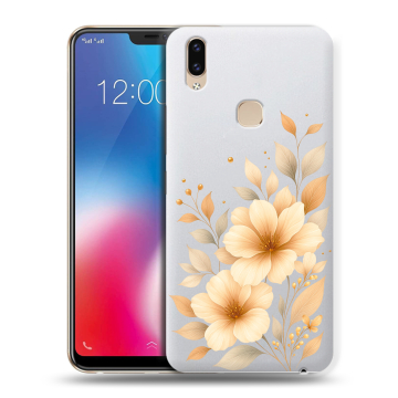Силиконовый чехол на Vivo V9 с принтом для девушки