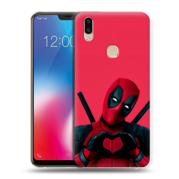 Силиконовый чехол на Vivo V9 с принтом Дедпул Deadpool Силиконовый чехол на Vivo V9 с принтом Дедпул Deadpool