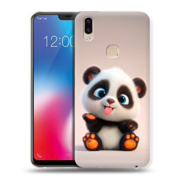 Силиконовый чехол на Vivo V9 с принтом милая панда