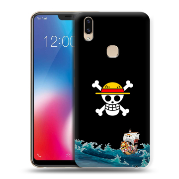 Силиконовый чехол на Vivo V9 с принтом One Piece Ван Пис Силиконовый чехол на Vivo V9 с принтом One Piece Ван Пис