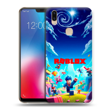 Силиконовый чехол на Vivo V9 с принтом Roblox Роблокс Силиконовый чехол на Vivo V9 с принтом Roblox Роблокс