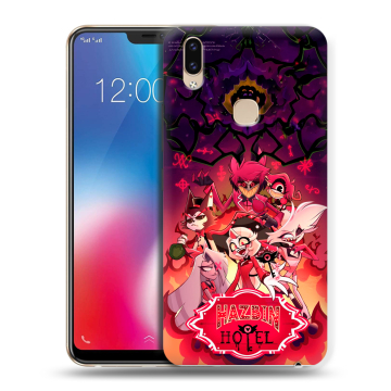 Силиконовый чехол на Vivo V9 с принтом Hazbin Hotel Отель Хазбин Силиконовый чехол на Vivo V9 с принтом Hazbin Hotel Отель Хазбин