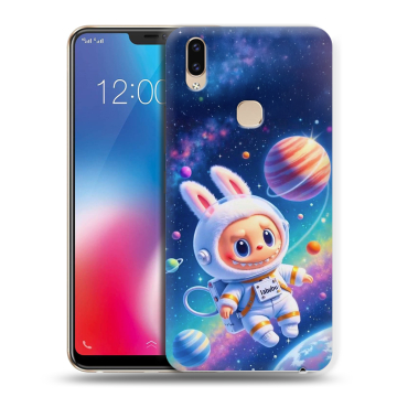 Силиконовый чехол на Vivo V9 с принтом Labubu Лабубу