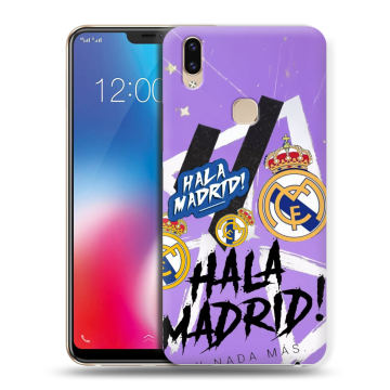 Силиконовый чехол на Vivo V9 с принтом Real Madrid Реал Мадрид Силиконовый чехол на Vivo V9 с принтом Real Madrid Реал Мадрид