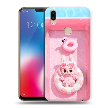 Силиконовый чехол на Vivo V9 с принтом Labubu Лабубу Силиконовый чехол на Vivo V9 с принтом Labubu Лабубу