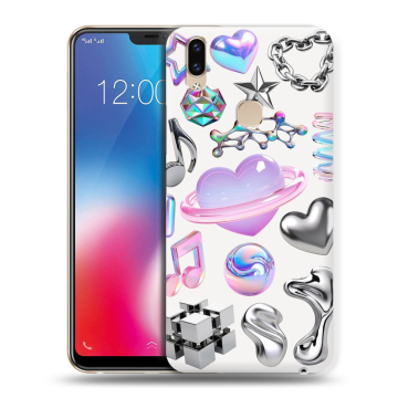 Силиконовый чехол на Vivo V9 с принтом Y2K