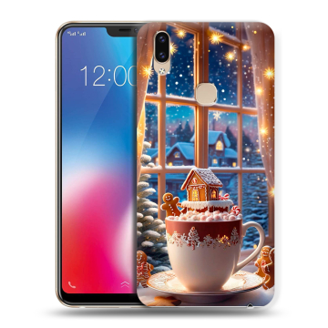 Силиконовый чехол на Vivo V9 с принтом Новый год