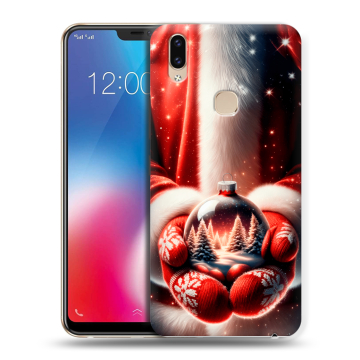 Силиконовый чехол на Vivo V9 с принтом Новый год