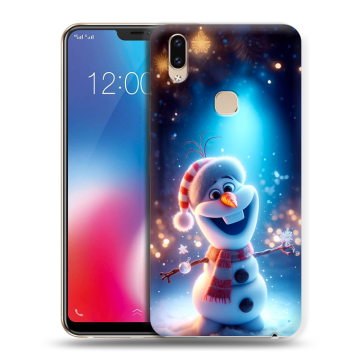 Силиконовый чехол на Vivo V9 с принтом Новый год